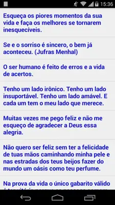 Mensagens prontas para compartilhar android App screenshot 0